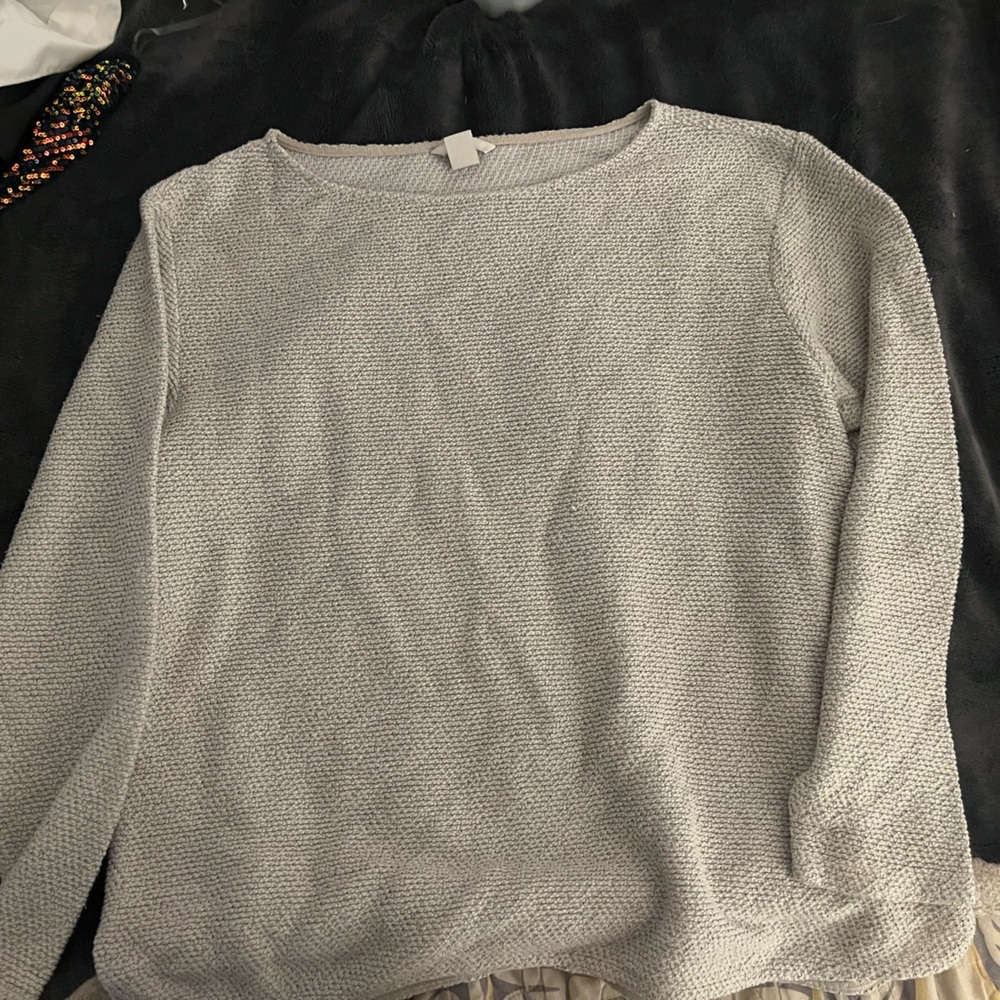 Women's Gray Knit Top